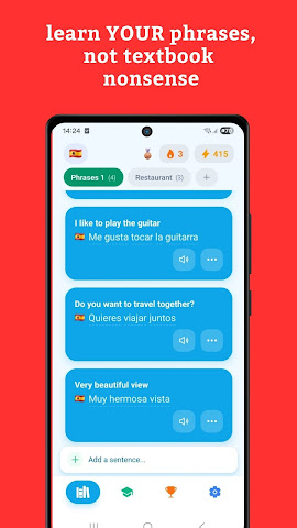 PhrasiGo app screenshot